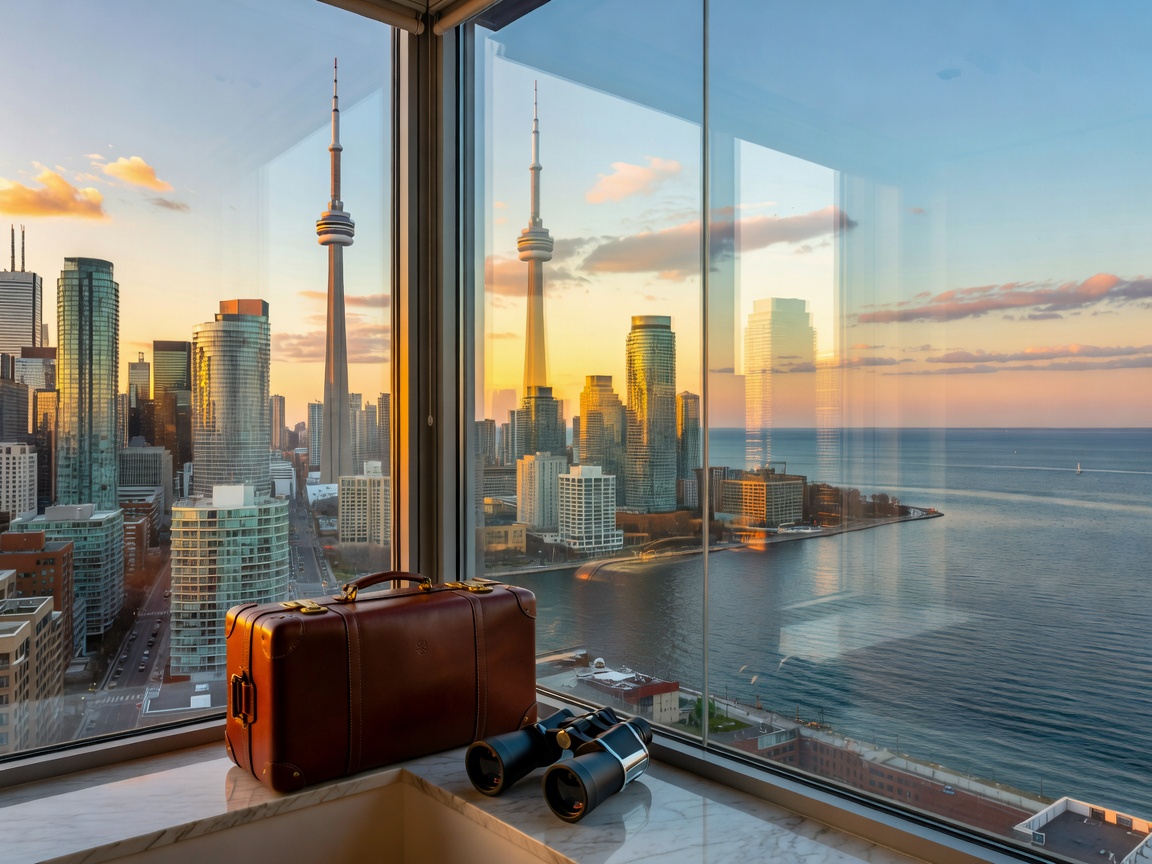 Toronto skyline reflecting urban luxury travel in Ontario